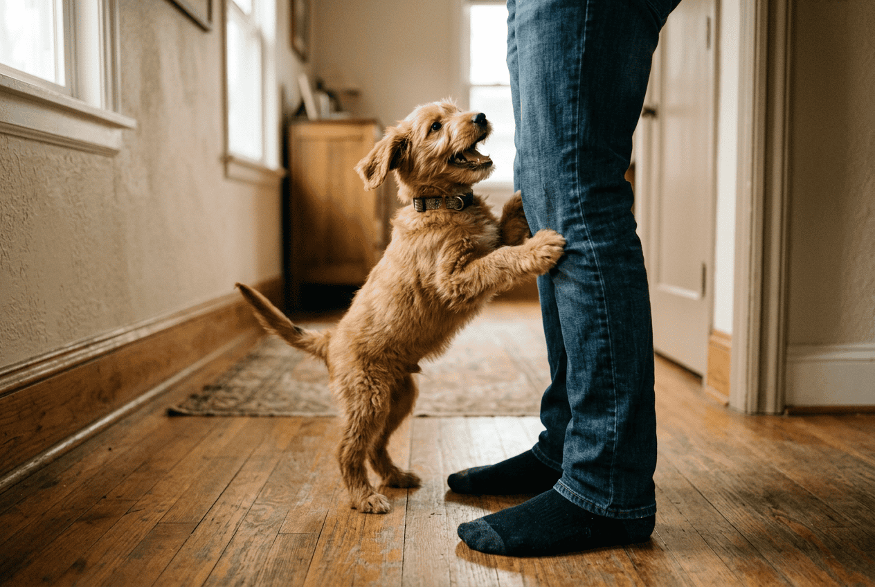 How to stop your dog jumping up (& what doesn’t work) How to stop your dog jumping up (& what doesn’t work)